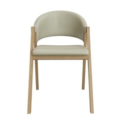 Kit 6 Cadeiras Mesa Jantar Suellen Versátil Reforçada Corino Cor:bege - 5