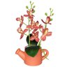 Arranjo de Flores Artificiais com Caixa de Mdf (29cm) Laranja/terra - 5
