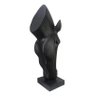 Escultura Estátua Decorativa Cabeça de Cavalo Grande 108cm:preto Fosco - 2