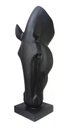 Ver imagem 1 de Escultura Estátua Decorativa Cabeça de Cavalo Grande 108cm:preto Fosco