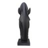 Escultura Estátua Decorativa Cabeça de Cavalo Grande 108cm:preto Fosco - 3