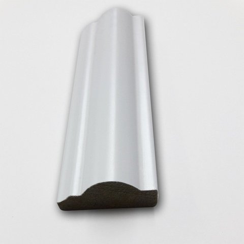 Rodameio de MDF Ultra 3CMX15MMX2.40m Premium Branco Casablanca
