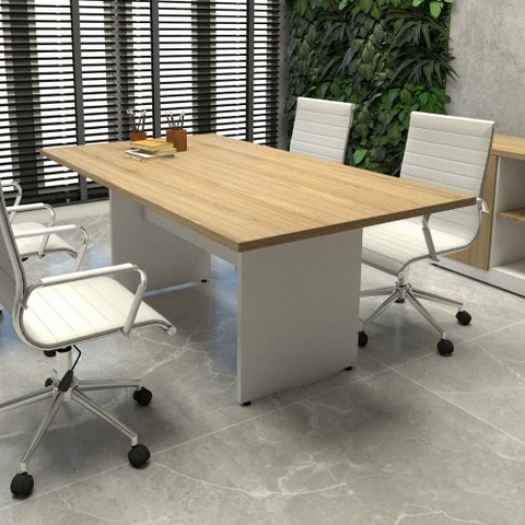 Mesa de Reunião 1,80m Escritório Corporativo F5 Office 