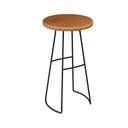 Ver imagem 2 de Mesa Bistrô Celeste em Tampo Redondo de Madeira com Base em Aço Carbono Preto G87 - Granbelo