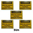 Ver imagem 1 de Placa Cuidado - Geração Própria - Energisa Cemig Enel Goias Celesc Eletrobras 25x18 CA 1mm 5un