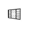 Janela Vitro de correr grade Xadrez 150x100cm Req 12cm Pop Ramassol - 1