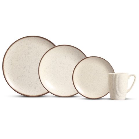 Aparelho de Jantar 16 Peças Vanilla C/ Caneca Alleanza Alleanza Cerâmica