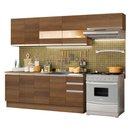 Ver imagem 2 de Cozinha Completa Madesa Marcela Com Armário e Balcão (Sem Tampo e Pia) Rustic Cor:Rustic