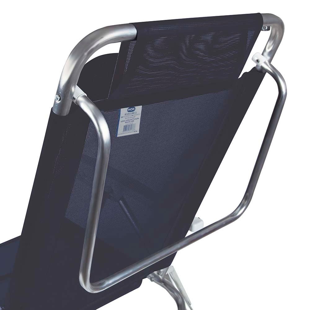 Cadeira Reclinável com Almofada Summer Azul - 10