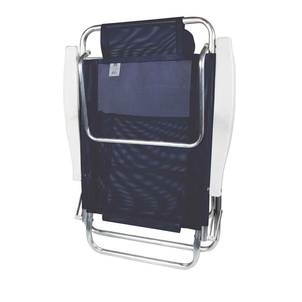 Cadeira Reclinável com Almofada Summer Azul - 6