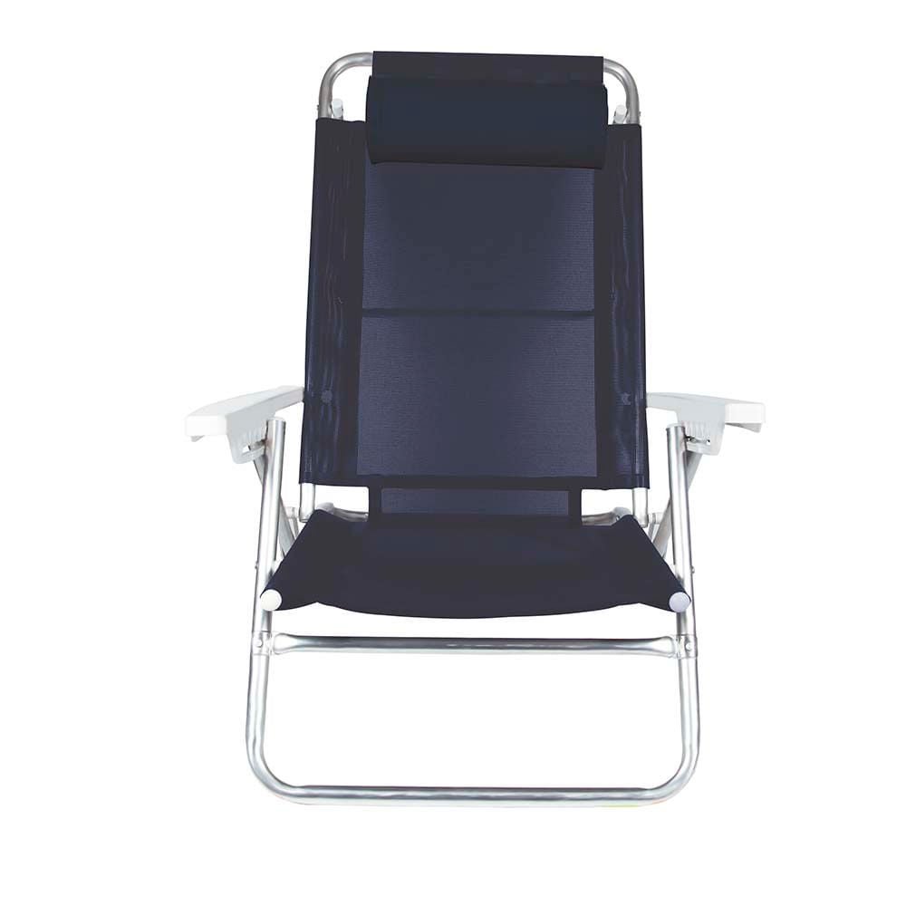 Cadeira Reclinável com Almofada Summer Azul - 3