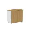 Ver imagem 1 de Armário Baixo para Escritório com 2 Portas P25 Branco/Samba