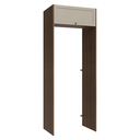 Ver imagem 1 de Porta-Geladeira 83 cm 1 Porta Basculante Rustic/Crema Vik Madesa