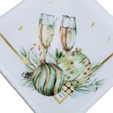 Ver imagem 3 de Kit 4 Guardanapos de Tecido Brinde de Natal 40cmx40cm