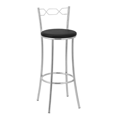 Banqueta Alta Cromada Bc51/a A101 Treparoni