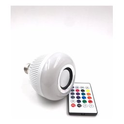 Lampada Musical Caixa Som Bluetooth Led Rgb Controle Wjl2 Luuk Young - 5