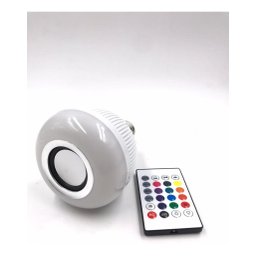 Lampada Musical Caixa Som Bluetooth Led Rgb Controle Wjl2 Luuk Young - 4
