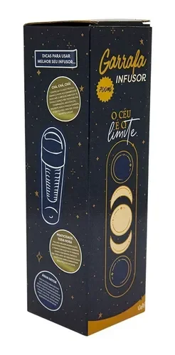 Garrafa com infusor É Tudo Questão de Tempo Uatt? 700ml - 3