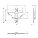 Ver imagem 2 de Borboleta para Janela Guilhotina Zincada 20072 - Loth