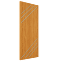 Ver imagem 2 de Folha de Porta Frisada R30k 210x90cm 35mm Reforço Fechadura:cerejeira