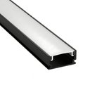 Ver imagem 1 de Perfil Sobrepor para Fita LED Axis Iluminacao Linear 2 Metros Preto Taschibra