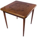 Ver imagem 2 de Cj Mesa Madeira 80x80cm - Base 4pé 78cm + 4 Cadeiras 43 - Natural - Beer Happy Hour