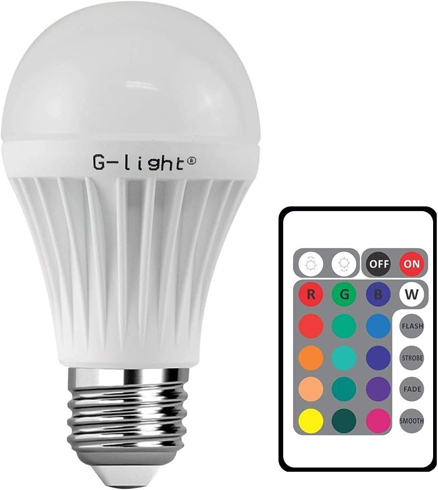 Lampada Led A60 C/controle 3w Rgb Glight