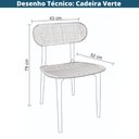 Ver imagem 6 de Kit 2 Cadeiras Área Externa Verte Rivatti Fibra Natural Sustentável Polipropileno Bambu Proteção