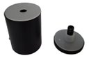 Ver imagem 3 de Prolongador Botton Inox 304 Vidro Guarda Corpo 50x40mm Preto