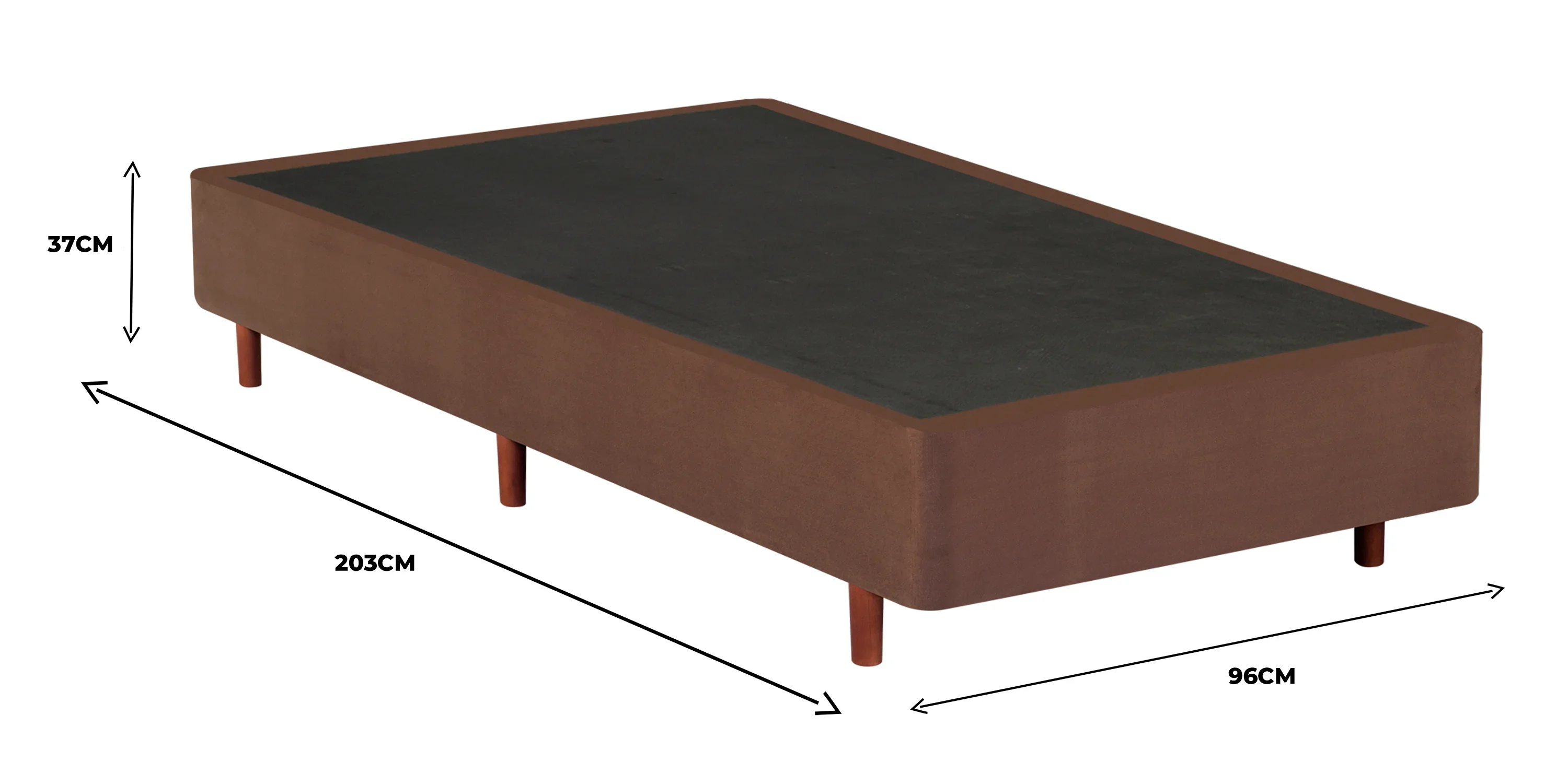 Base Box King 96x203x37cm Mannes - 2