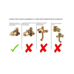 Acabamento para Registro Monocomando Padrão Docol- Rose Gold - 6