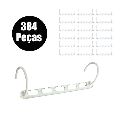 Suporte para Cabide Organizador Divisoria 384 peças Armario Arrumaçao Roupas Guarda Roupa Closet