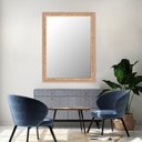 Ver imagem 3 de Espelho Decorativo Retangular de Parede com Moldura Madeira 62cmx42 cm Decore Pronto