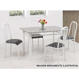 Pé De Mesa Para Tampo de Pedra Granito Mármore Base de Mesa 1,00 Sala De Jantar Ql Branco - 6