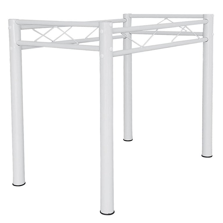 Pé De Mesa Para Tampo de Pedra Granito Mármore Base de Mesa 1,00 Sala De Jantar Ql Branco