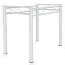 Ver imagem 1 de Pé De Mesa Para Tampo de Pedra Granito Mármore Base de Mesa 1,00 Sala De Jantar Ql Branco