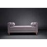 Recamier 2 Lugares Valence 140cm | Linho Cinza - Imbuia - Ilha Bela - 2