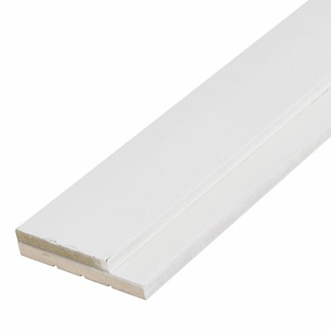 Batente de Madeira MDF Ultra Branco 215x7,5x2,7cm Casablanca