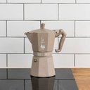 Ver imagem 2 de Cafeteira Moka Exclusive Induction Areia - 3 Xíc - Bialetti