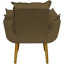 Ver imagem 2 de Poltrona Decorativa Reforçada para Sala Alice para Recepção Manicure Escritório Suede