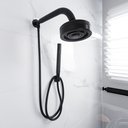 Ver imagem 1 de Chuveiro Ducha Gás Solar Autolimpante Preto Black C/ Desviador Duchinha Chuveirinho de Mão Completo