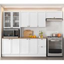 Ver imagem 2 de Cozinha Completa 4 Peças 10 Portas 2 Gavetas 1 Nicho para Forno Unna Yescasa