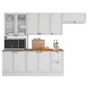 Ver imagem 3 de Cozinha Completa 4 Peças 10 Portas 2 Gavetas 1 Nicho para Forno Unna Yescasa