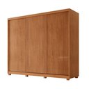 Ver imagem 1 de Guarda Roupa Casal Oslo 3 Portas Correr MDF Naturale Móveis Rufato