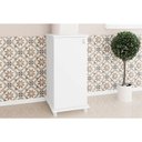 Ver imagem 1 de Gabinete Lavanderia Balcão Multiuso ASM152 c/ 1 Porta Branco - Movelbento