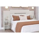 Ver imagem 2 de Cabeceira Cama Box Madeirado Solteiro/casal/queen Mila Off White - Panan