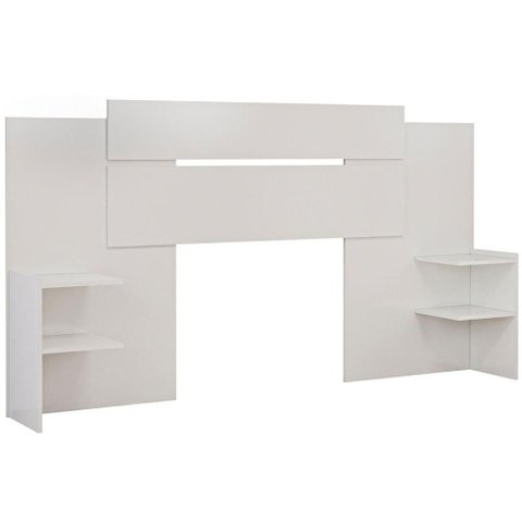 Cabeceira Cama Box Madeirado Solteiro/casal/queen Mila Off White - Panan