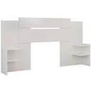Ver imagem 1 de Cabeceira Cama Box Madeirado Solteiro/casal/queen Mila Off White - Panan
