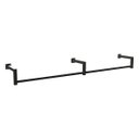 Ver imagem 1 de Arara De Parede Para Loja Modelo em L Premium Leve Comac - 8 Tamanhos Preto 180 cm