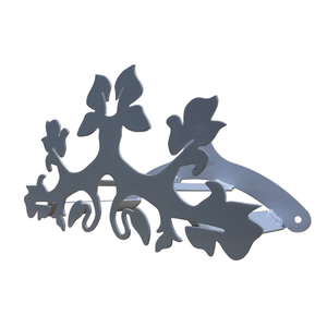 Suporte Mangueira Jardim CLÁSSICO FLORAL BRANCO  ALL STYLE